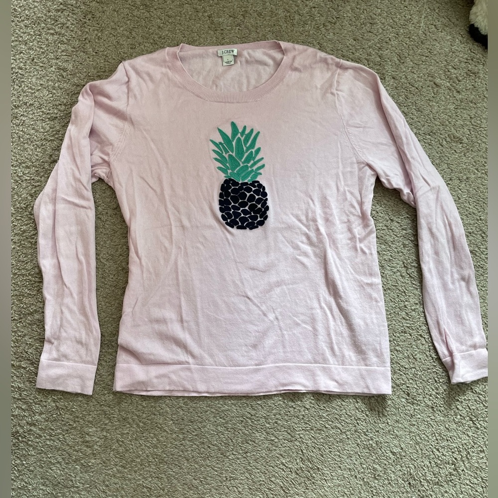 J crew pineapple sweater